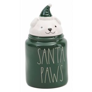 RAE DUNN
Santa Paws Figural Dog Canister